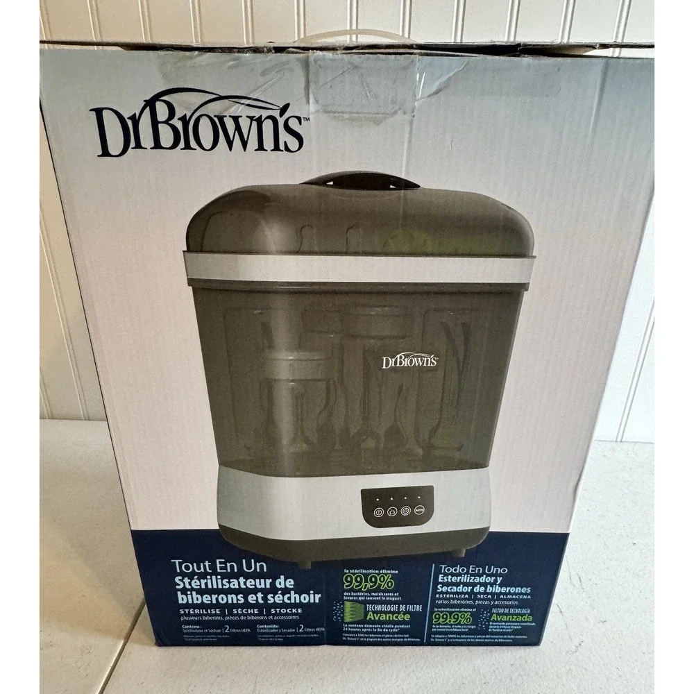 Dr. Brown's All-in-One Baby Bottle Sterilizer and Dryer AC177 New Sealed Box NIB - Picture 7 of 9
